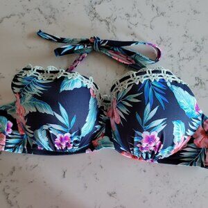 Shade & Shore floral bikini top